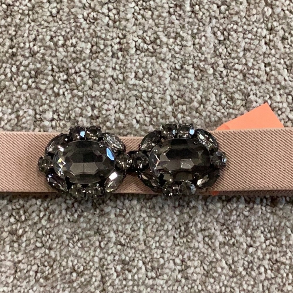 BCBGMaxAzria Blush Layered Ruffle Dress with Belt (Like New) - Picture 3 of 3